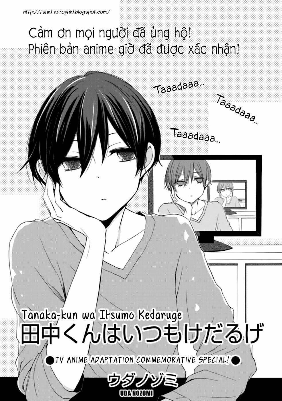 Tanaka Kun Lúc Nào Cũng Bơ Phờ Chapter 15.5 - Trang 2