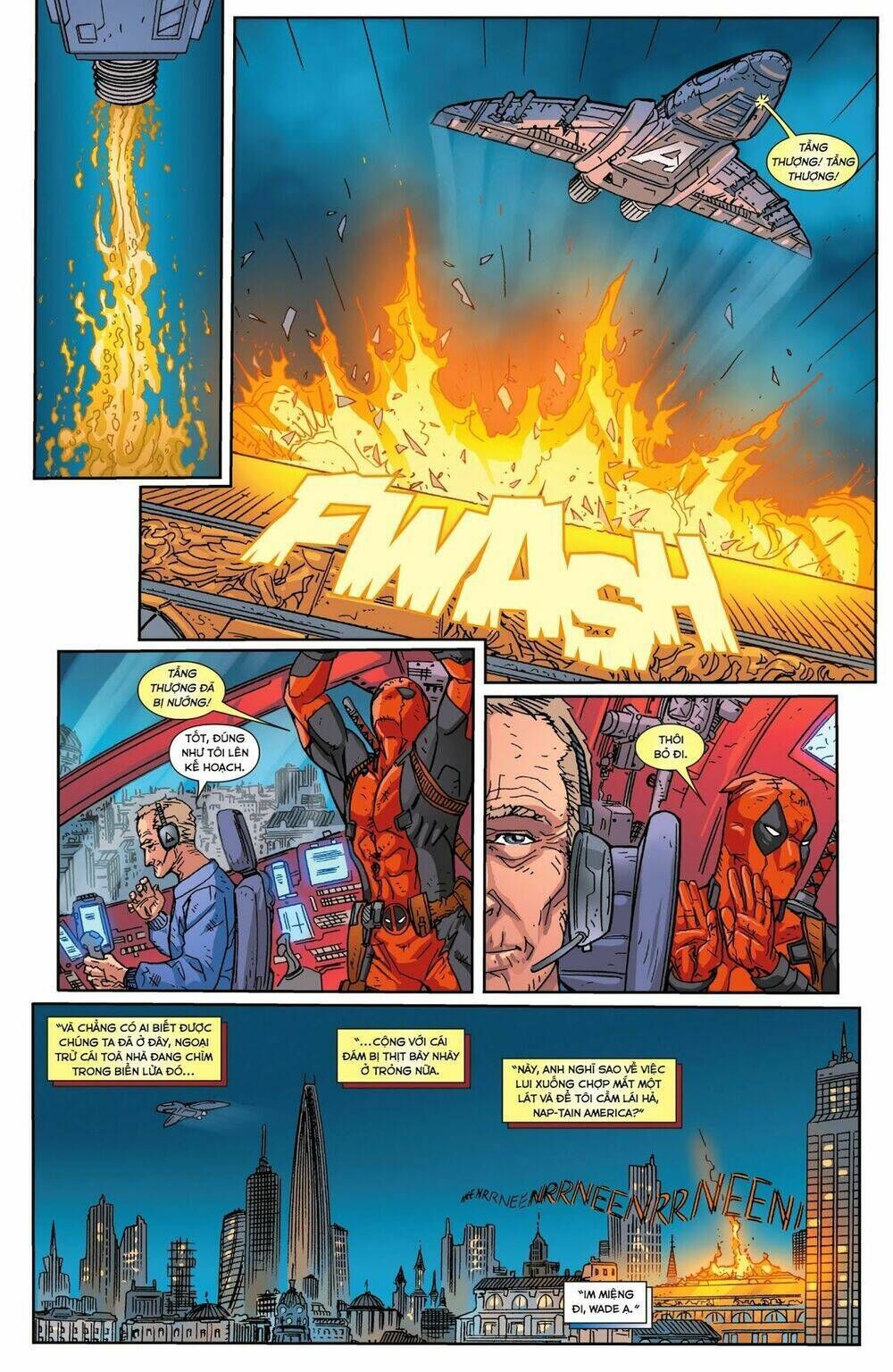 death of wolverine - deadpool & captain america [one shot] chương 1 - Trang 2