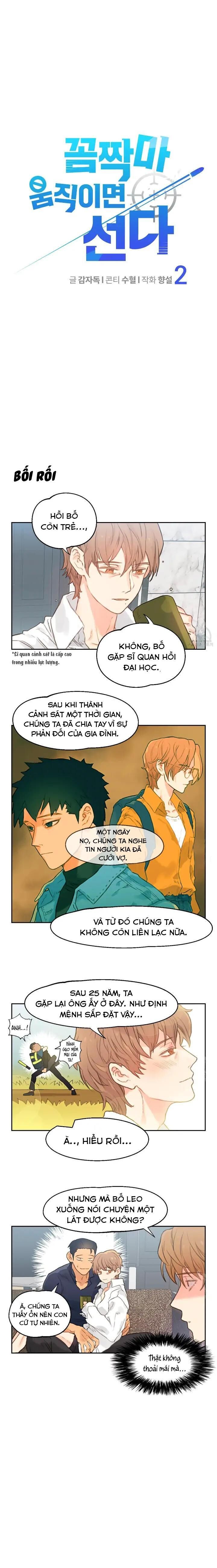 đứng yên, không tôi sẽ nổ súng Chapter 2 Chap 2 - Trang 1