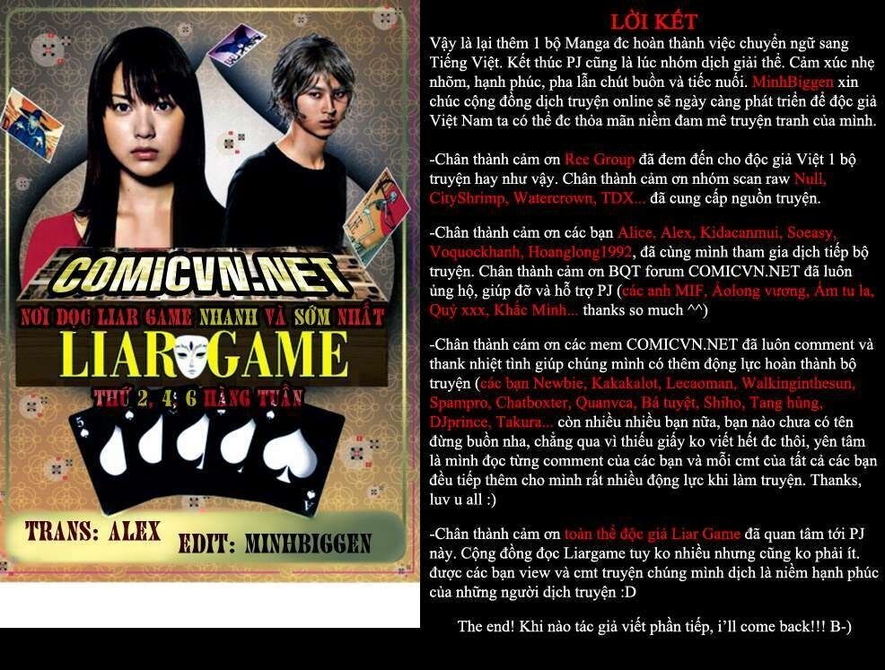 Liar Game Chapter 138 - Next Chapter 139