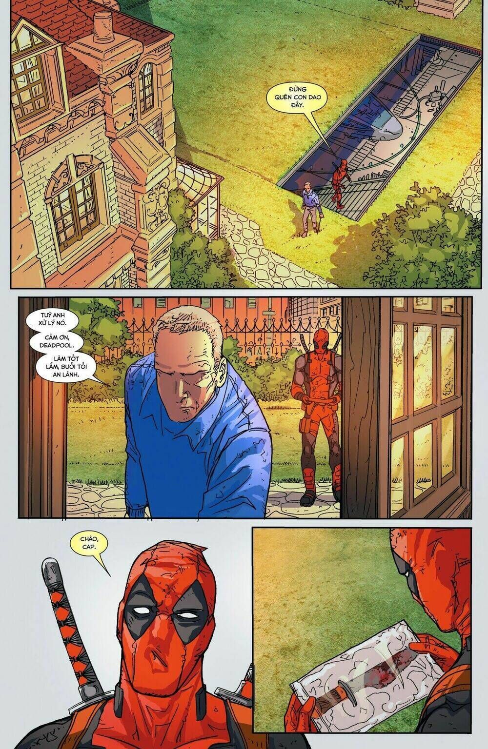 death of wolverine - deadpool & captain america [one shot] chương 1 - Trang 2