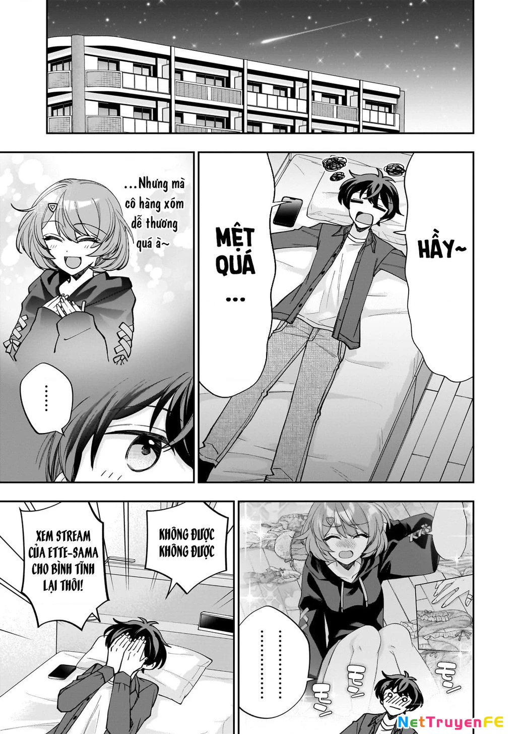 Net no "Oshi" to Real no "Oshi" ga Tonari ni Hikkoshite Kita Chapter 1 - Trang 2