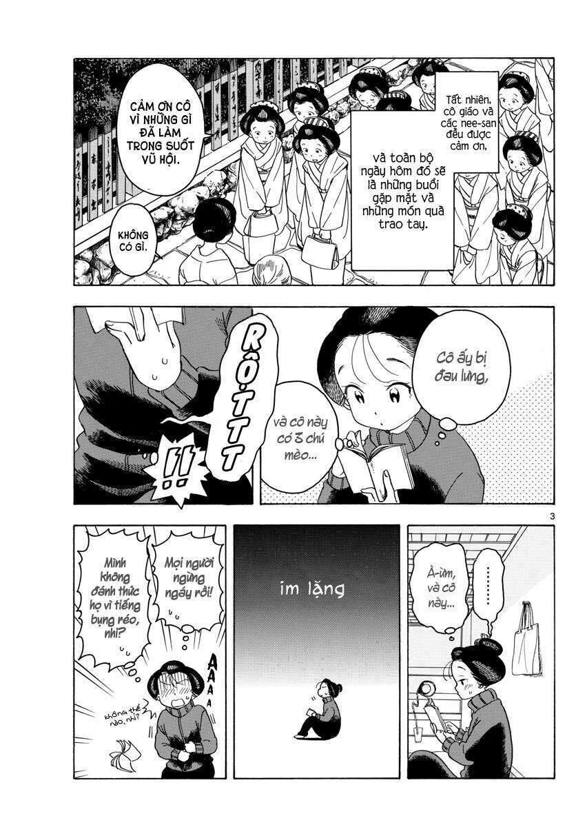 maiko-san chi no makanai-san chapter 79: suu-chan dậy sớm - Trang 1