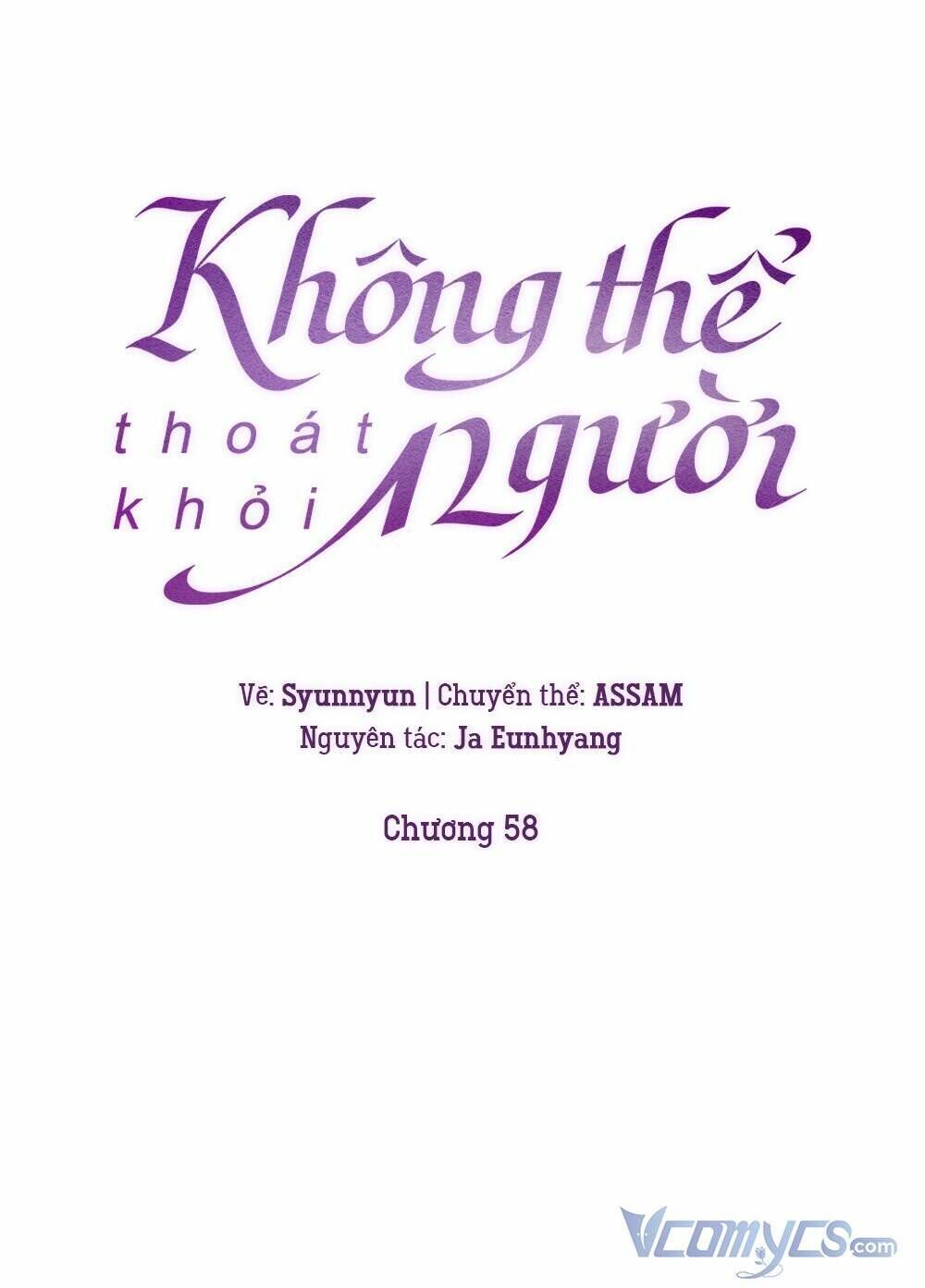 không thể thoát khỏi người chapter 58 - Next chapter 59