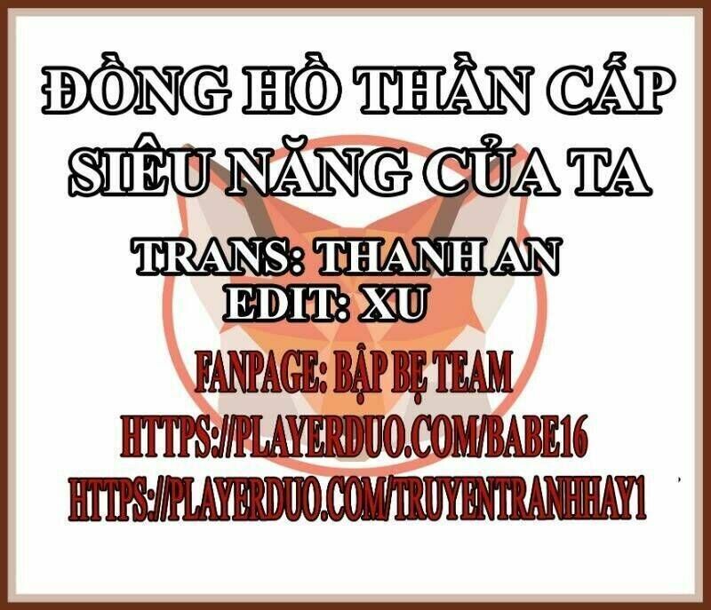 đồng hồ thần cấp siêu năng của ta chapter 8 - Trang 2