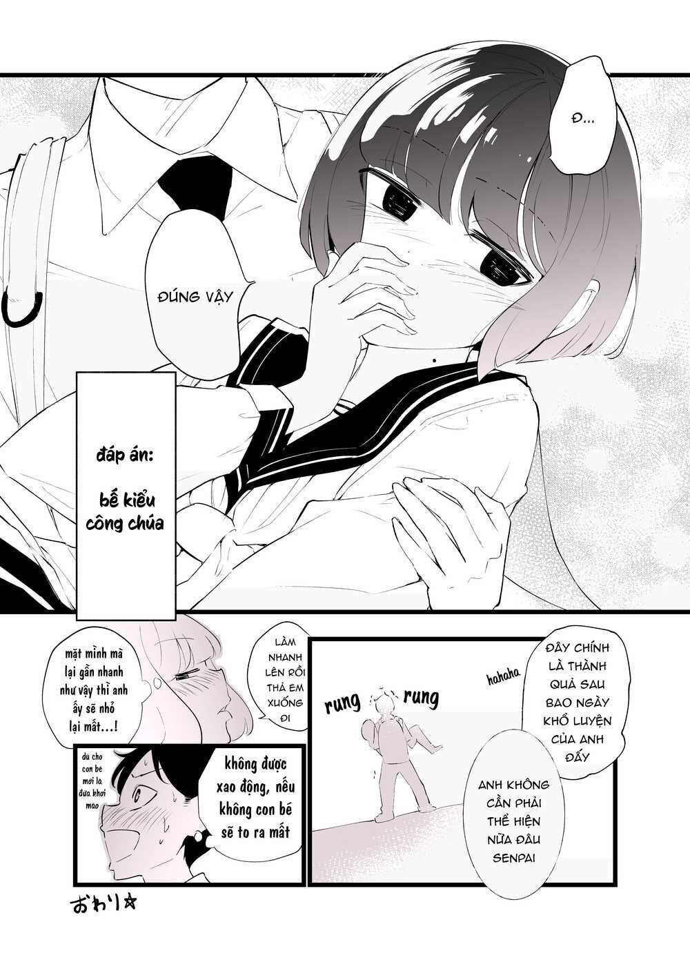 Koushinchou No Kouhai () To Teishinchou No Senpai () Ga Renai Ni Hatten Suru Made Chapter 3 - Trang 2