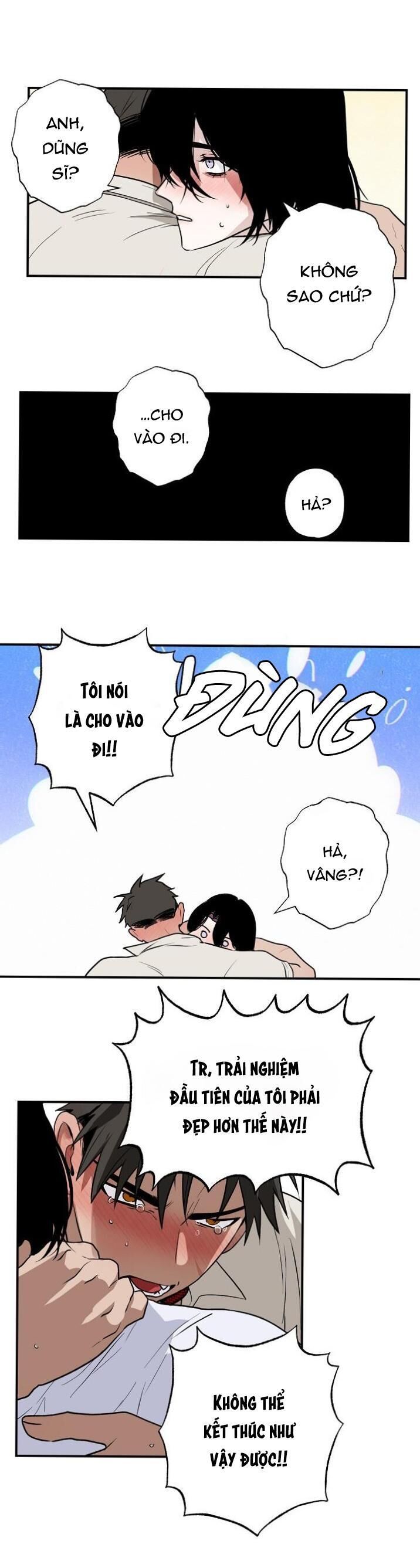 DŨNG SĨ, KHÔNG ĐƯỢC XUẤT TINH Chapter 7 H+ - Trang 2