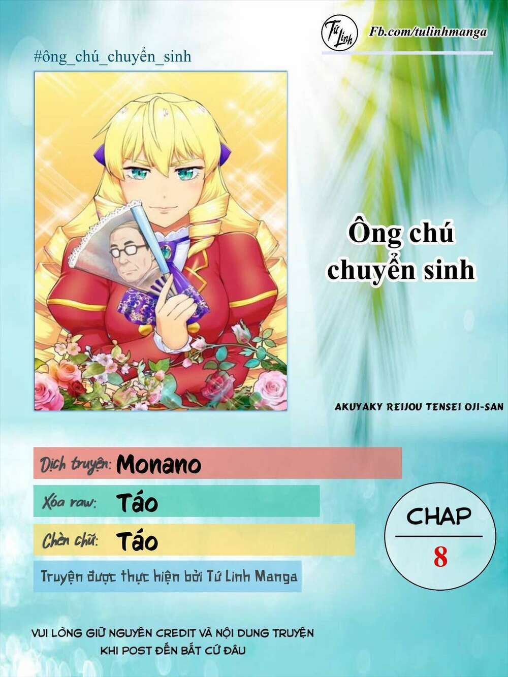 ông chú chuyển sinh - akuyaku reijou tensei oji-san chapter 8 - Next chapter 9