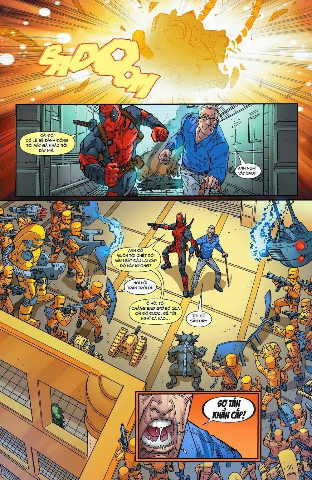 death of wolverine - deadpool & captain america [one shot] chương 1 - Trang 2