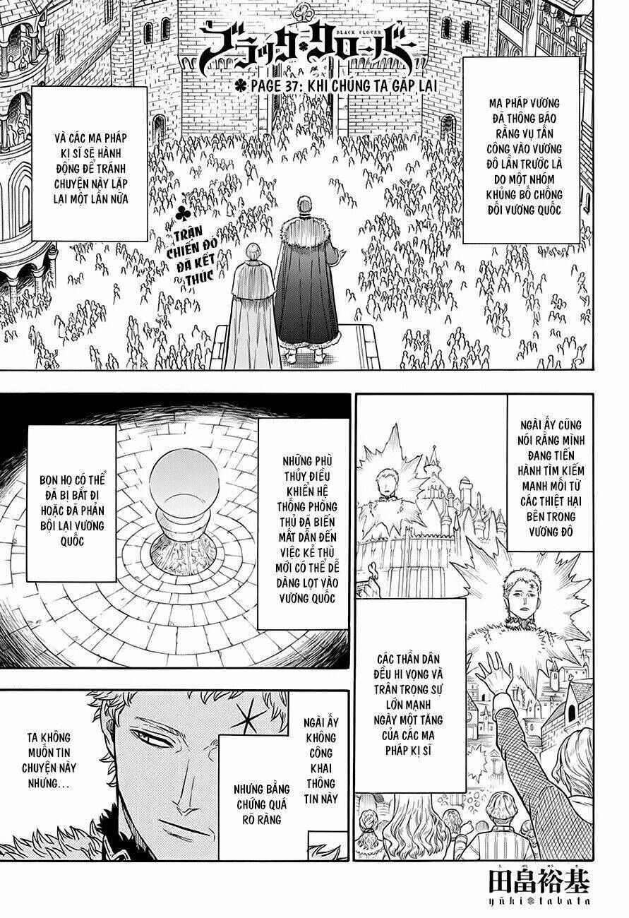 black clover - pháp sư không phép thuật chapter 37 - Trang 2