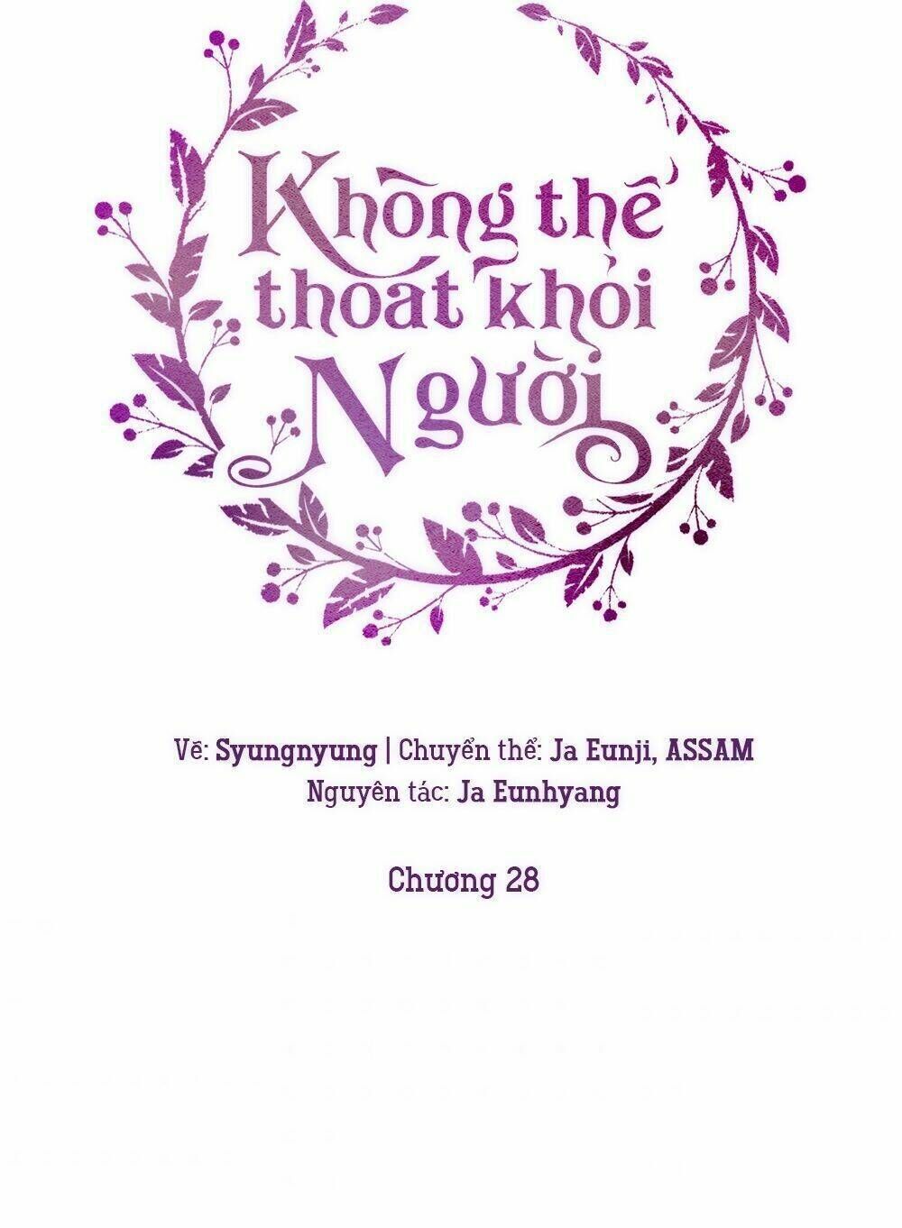 không thể thoát khỏi người chapter 28 - Next chapter 29