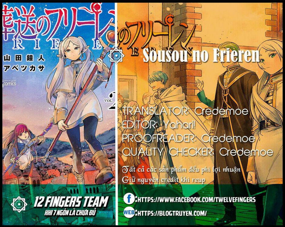 sousou no frieren chapter 26: món quà dành cho chiến binh - Next chapter 27: tư tế của một ngôi làng thông thường