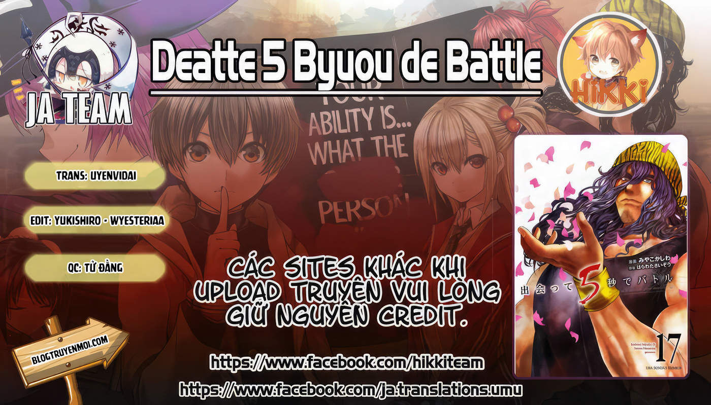 deatte 5 byou de battle Chapter 158 - Next Chapter 159