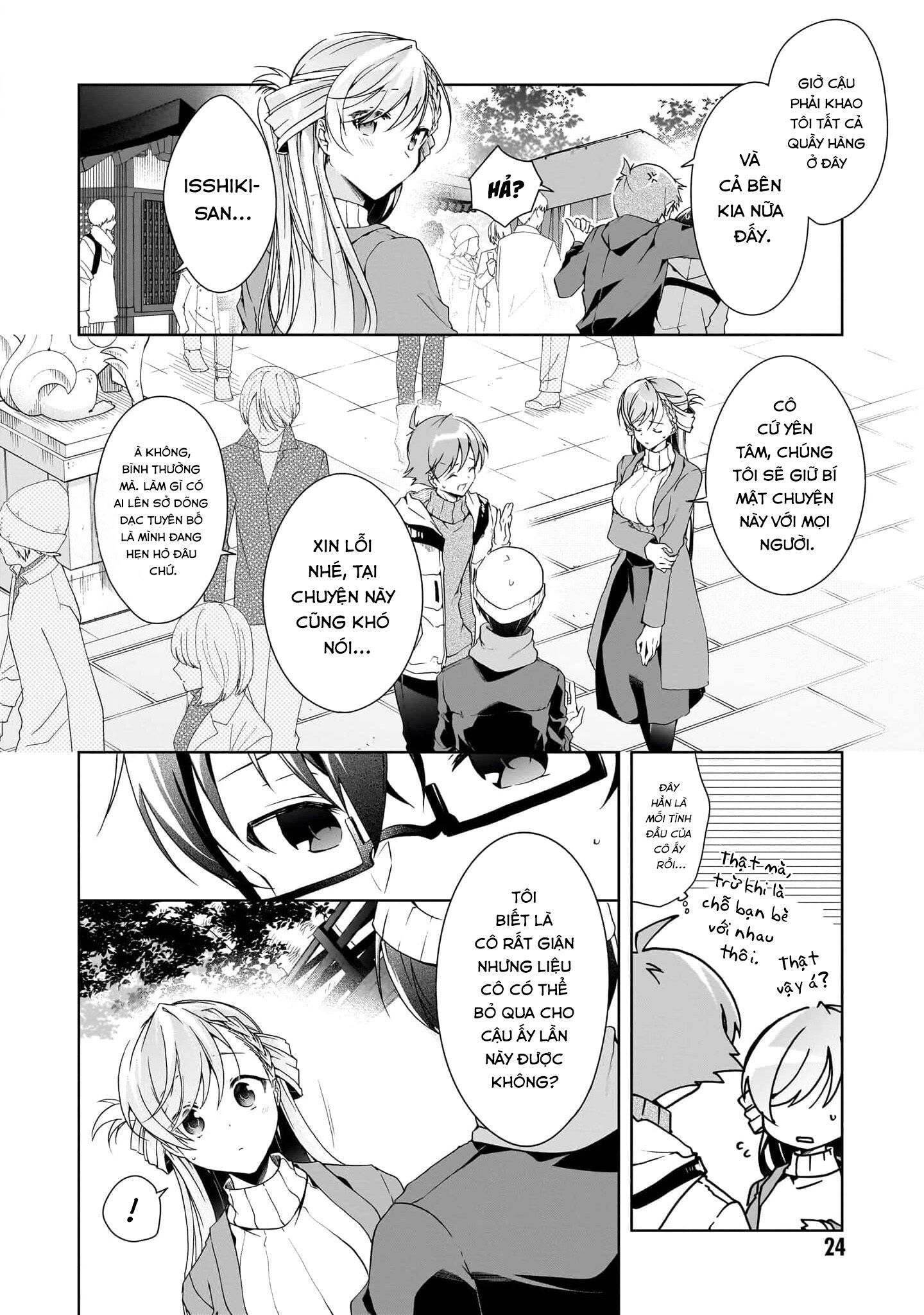 Isshiki-san muốn biết yêu là gì Chapter 24 - Trang 2