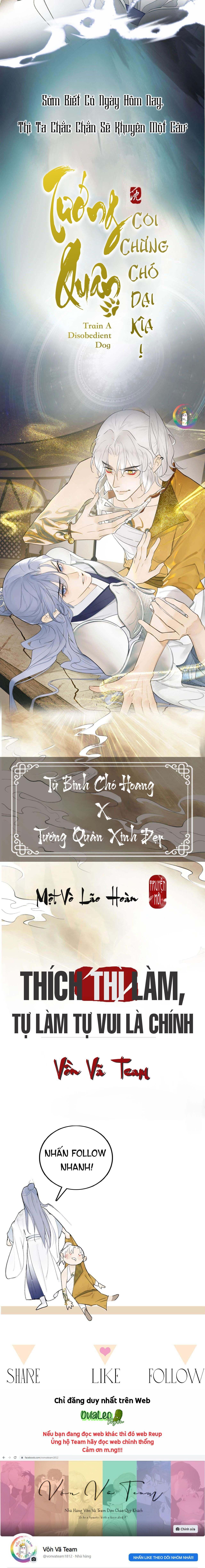 tướng quân! coi chừng chó dại! Chapter 0 - Trang 2