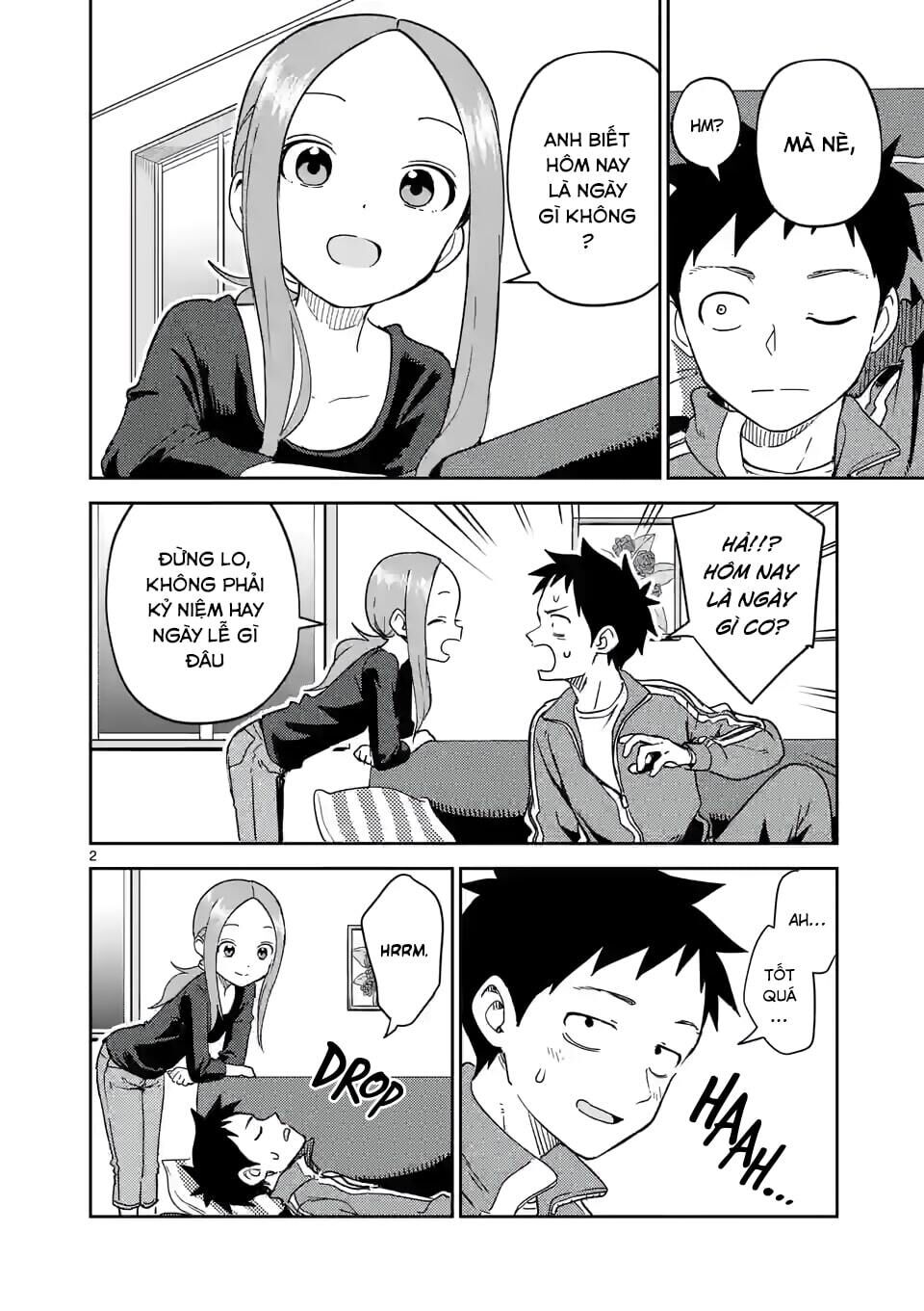 Karakai Jouzu no (Moto) Takagi-san Chapter 254 - Trang 2