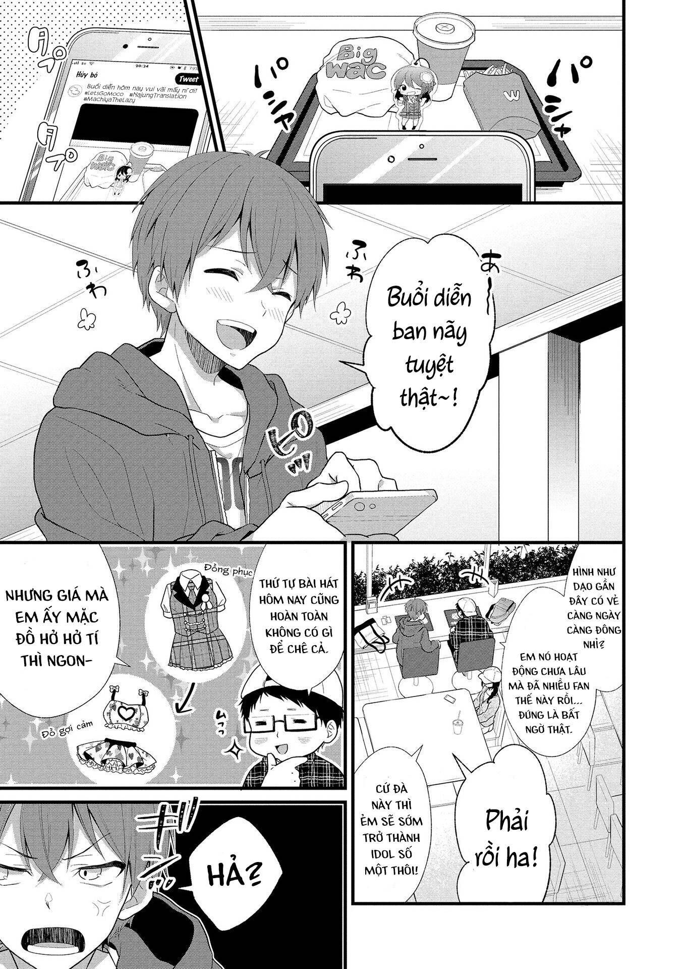 Idol tôi yêu thích giờ lại là kẻ bám đuôi tôi kìa! Chapter 1 - Trang 2