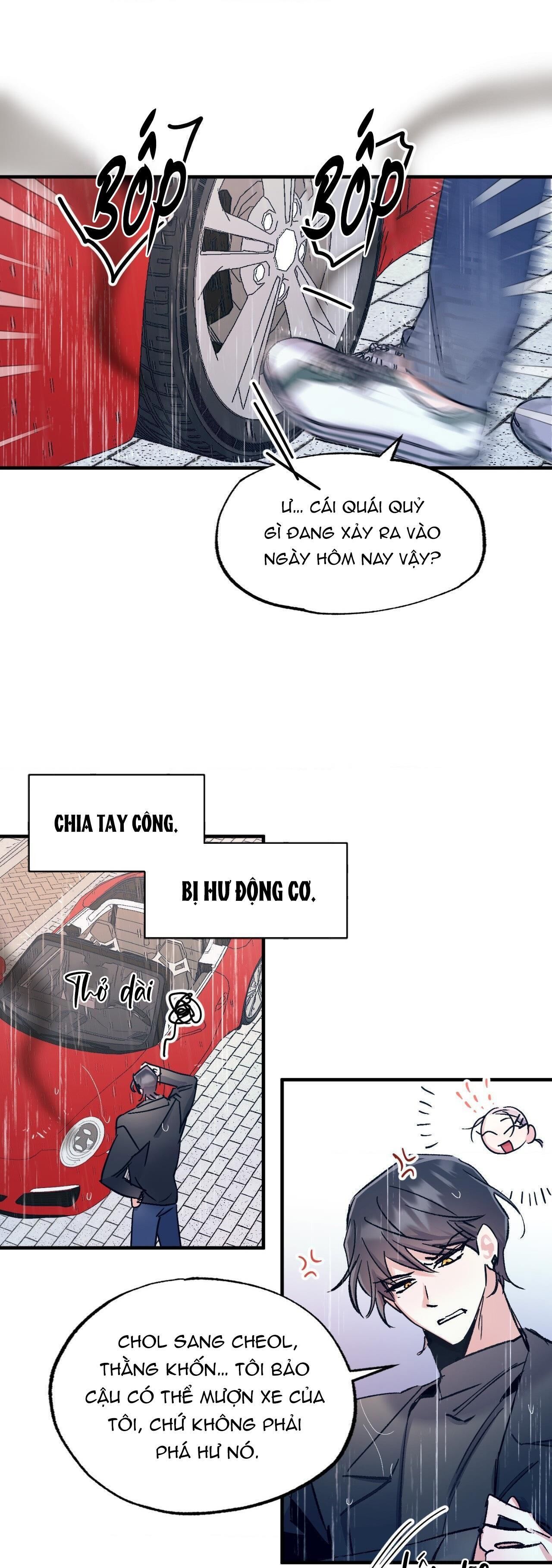 (abo) vũ trụ nơi em xuống Chapter 9 - Trang 2