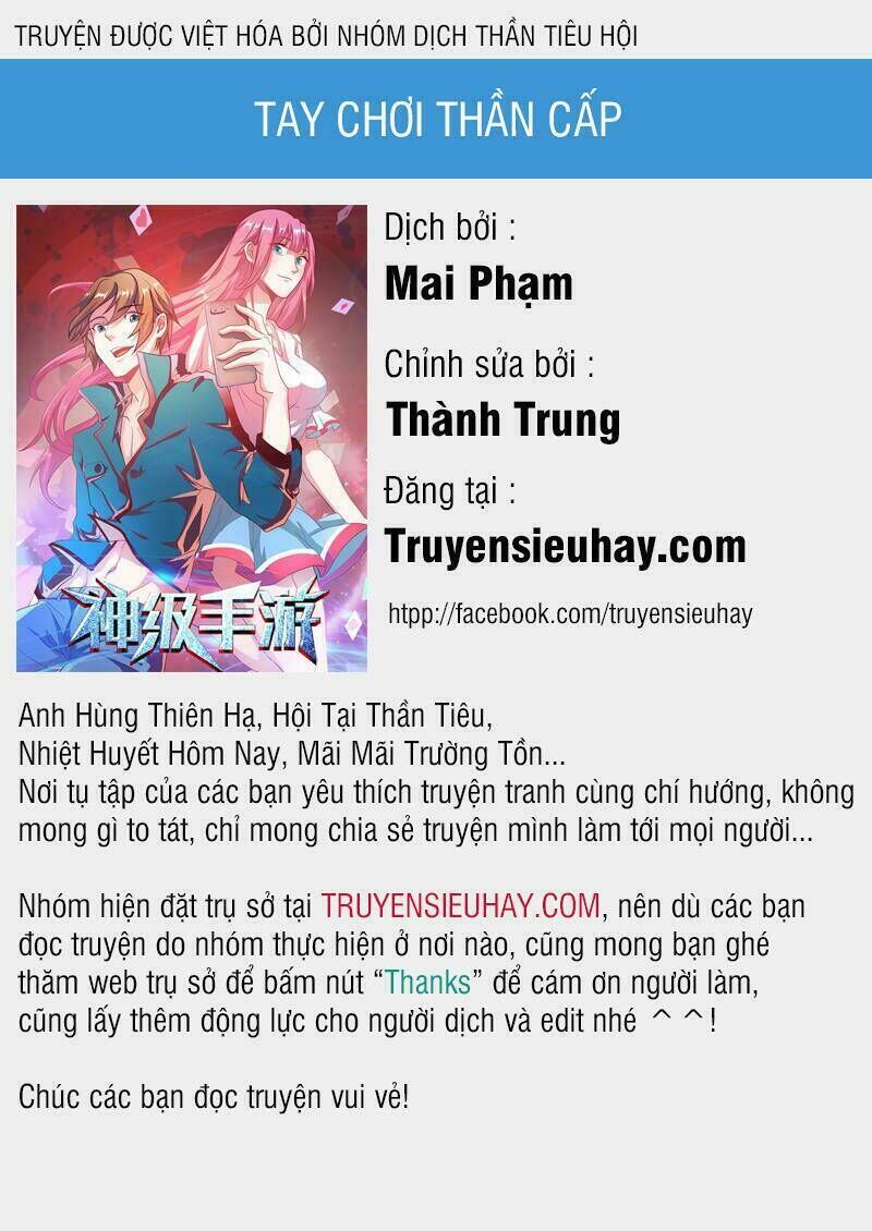 tay chơi thần cấp chapter 2 - Next chapter 3