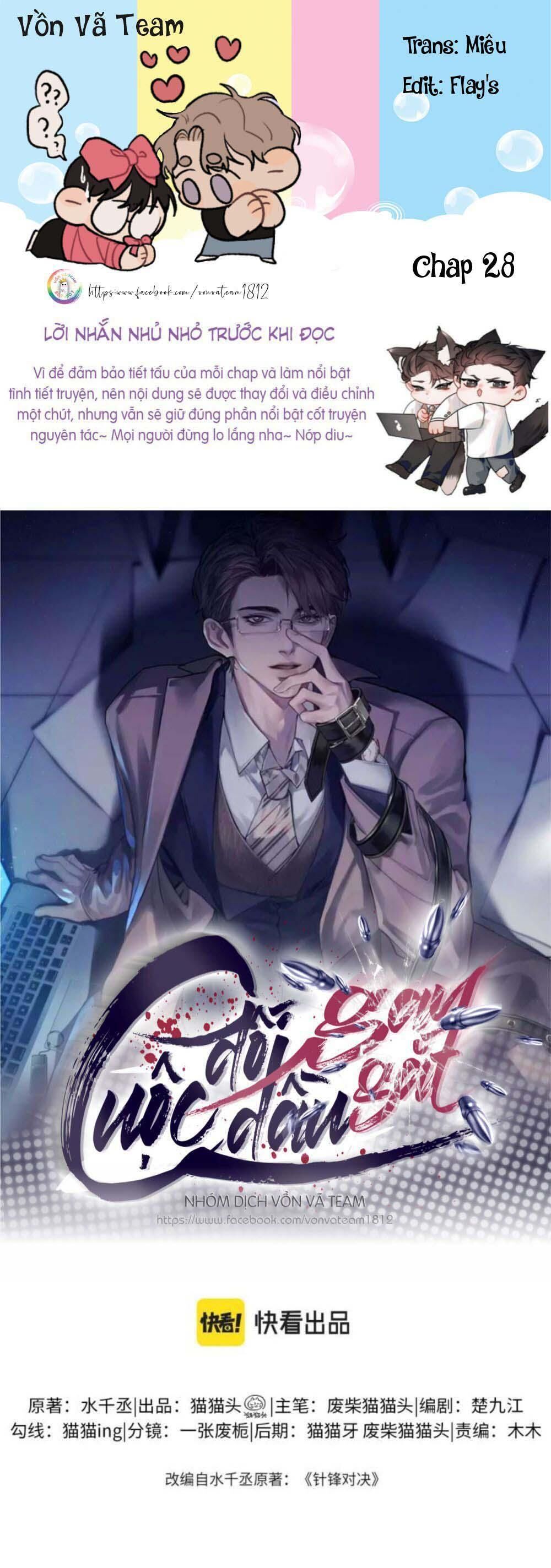 cuộc đối đầu gay gắt Chapter 28 - Trang 1