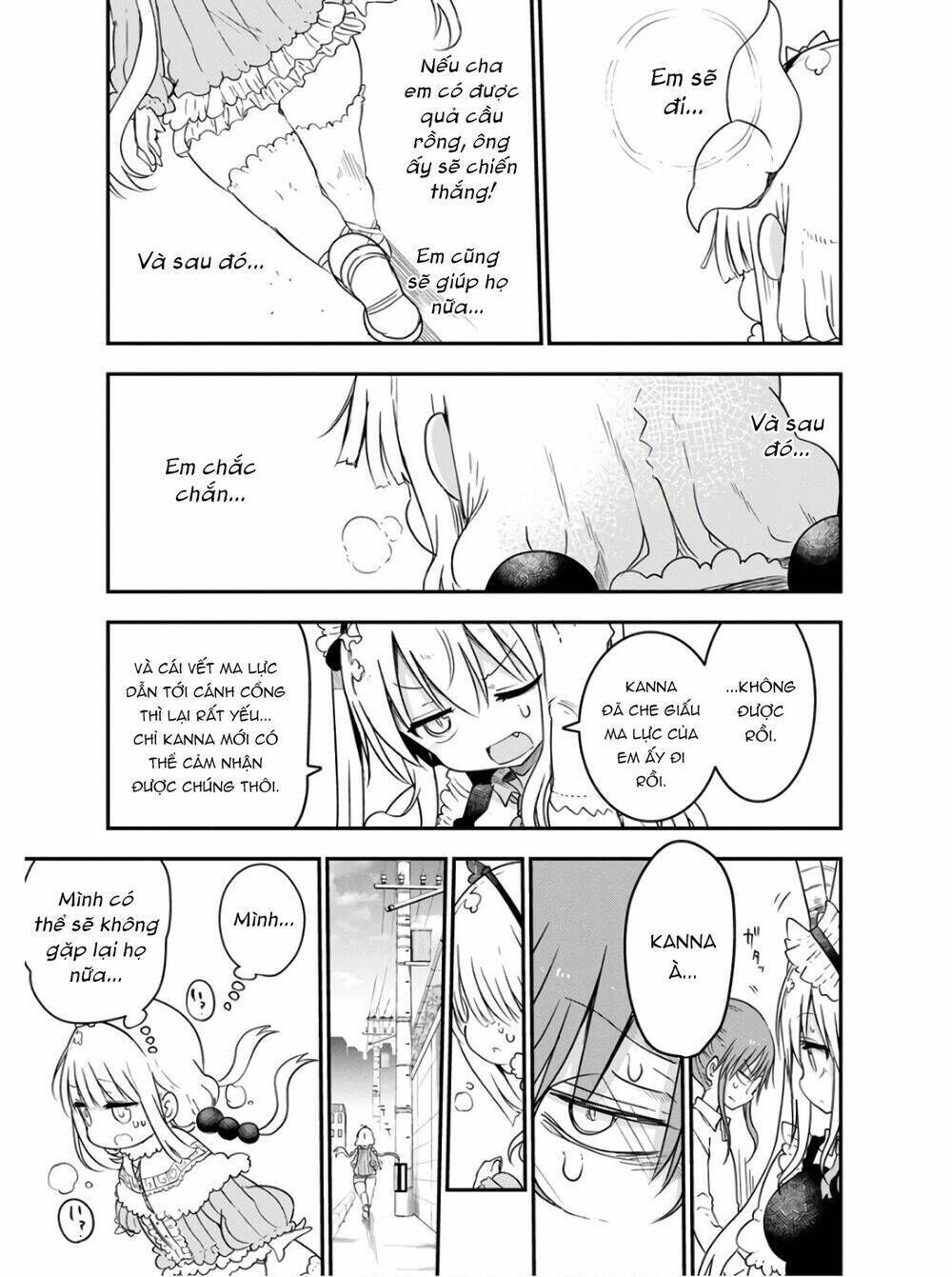 cuộc sống trả ơn của nàng rồng tohru! chapter 73: \"kanna và lá thư bị bỏ lại\" - Trang 2