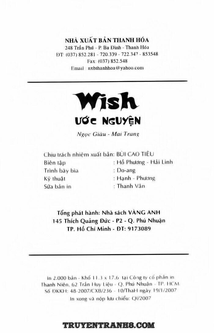 Ước Nguyện - Wish - Clamp Chapter 12 - Trang 2