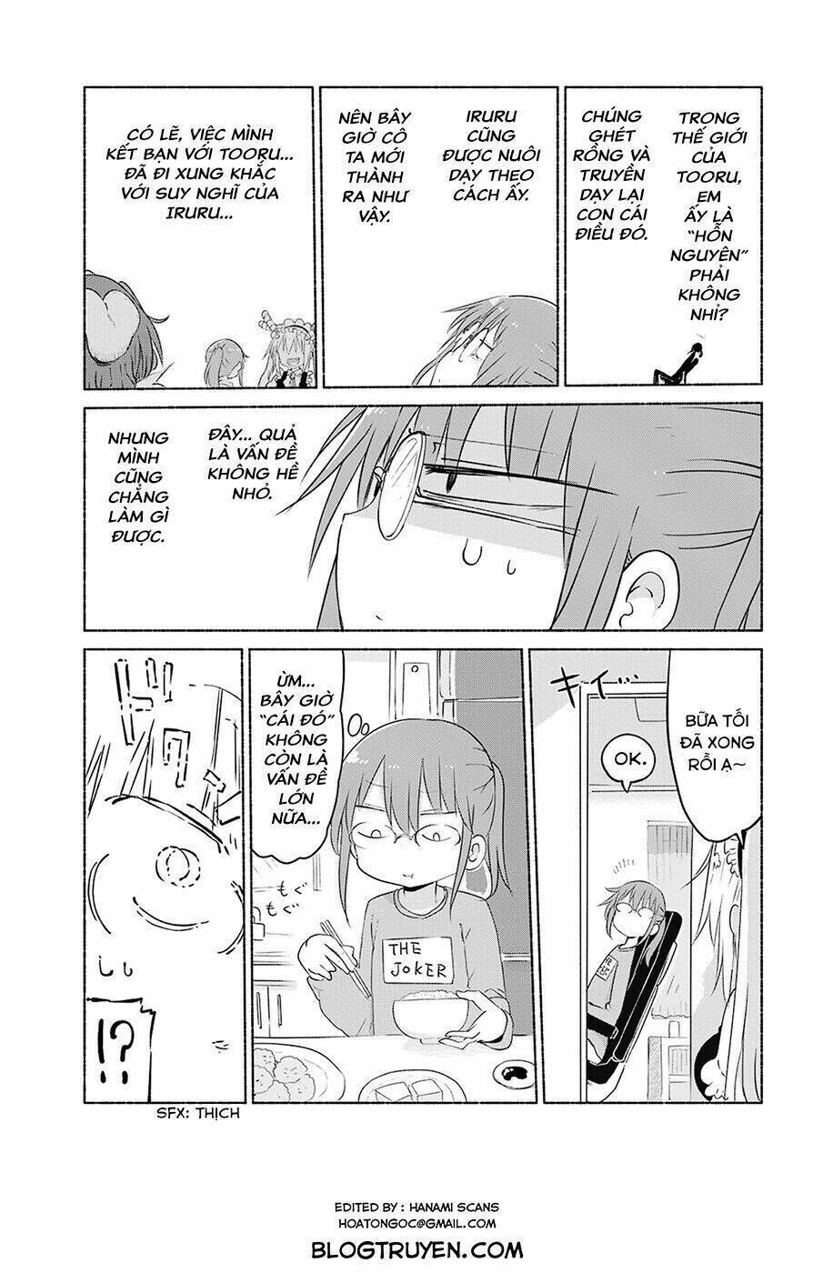 cuộc sống trả ơn của nàng rồng tohru! chapter 37: tooru và \"cái ấy\" - Next chapter 38: \"tooru và iruru\"