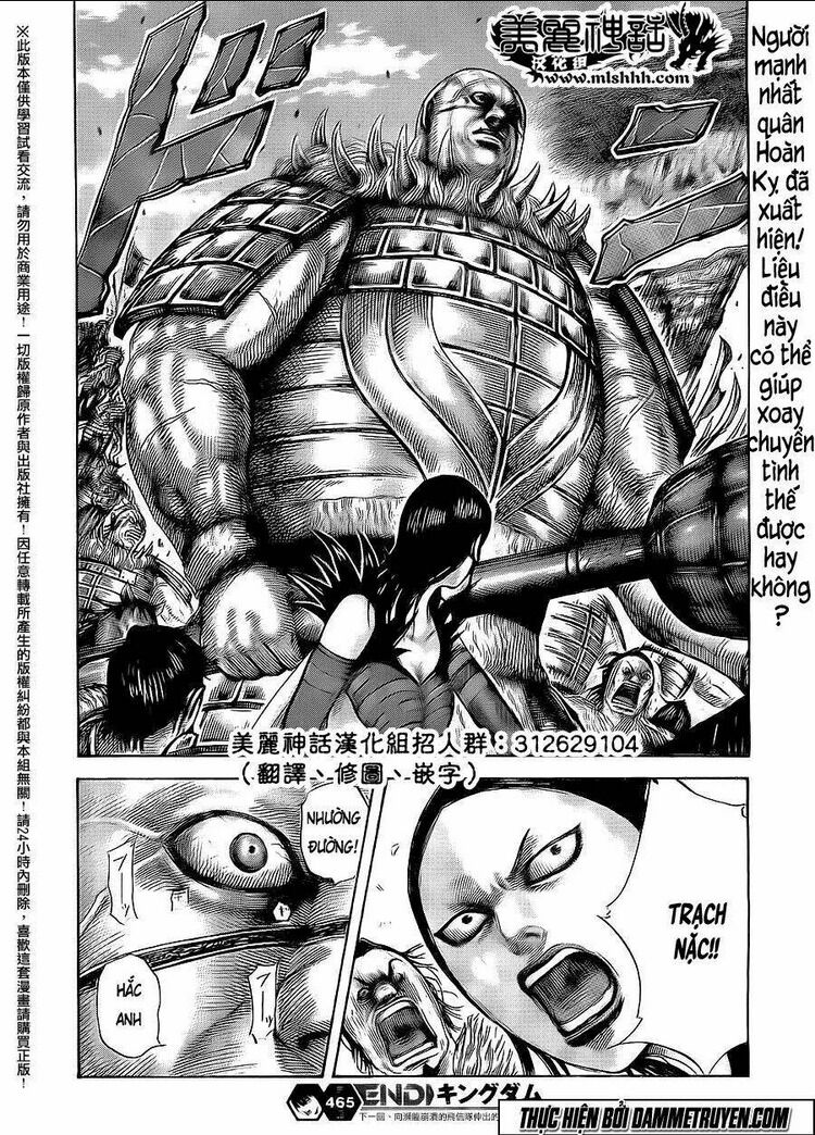 kingdom - vương giả thiên hạ chapter 465 - Next chapter 466