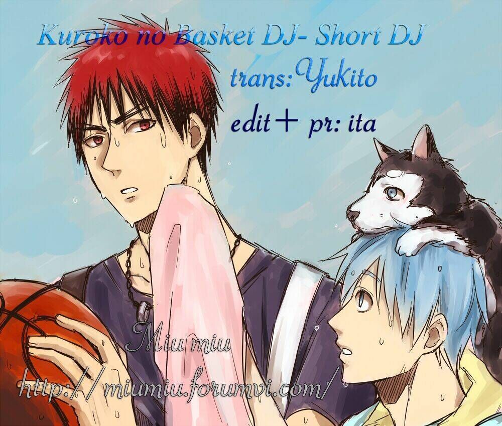 Kuroko – Tuyển thủ vô hình: Short Doujinshi Chapter 3 - Next Chapter 4