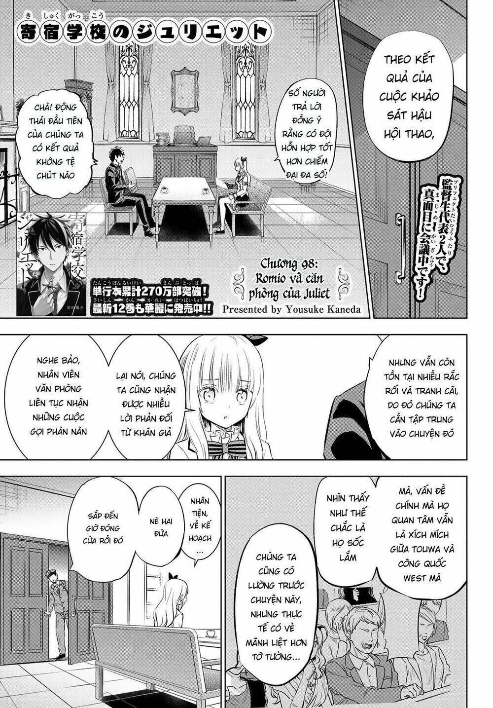 kishuku gakkou no juliet chapter 98 - Next chapter 99