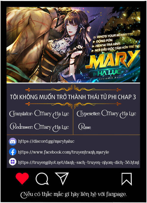 tôi không muốn trở thành thái tử phi đâu chapter 3.1 - Trang 2