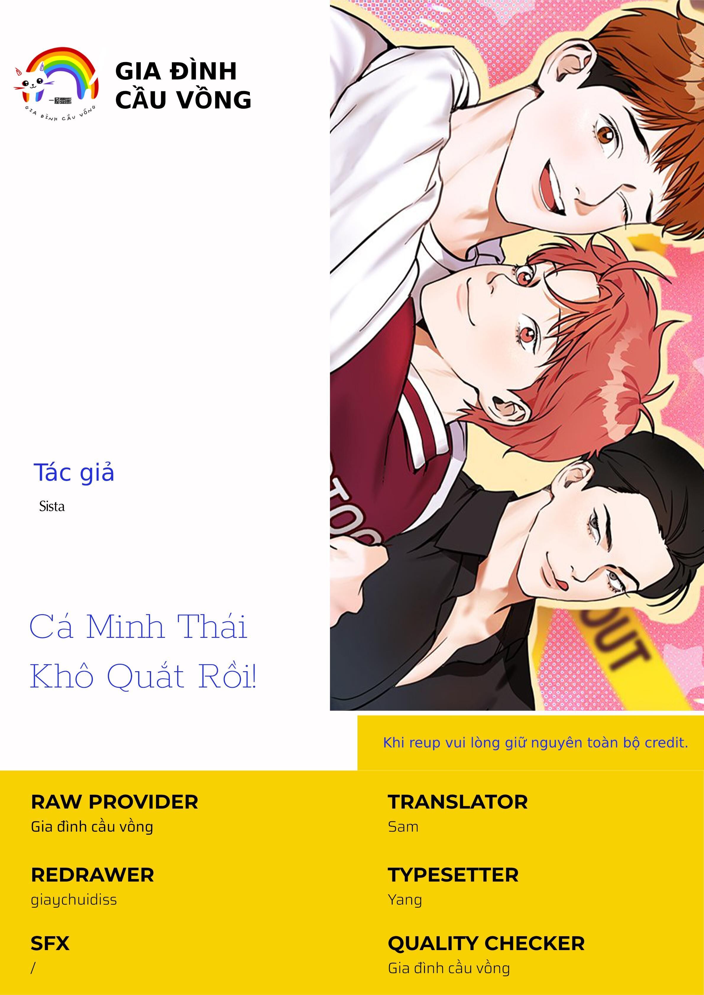 cá minh thái khô quắt rồi! Chapter 1 - Trang 1