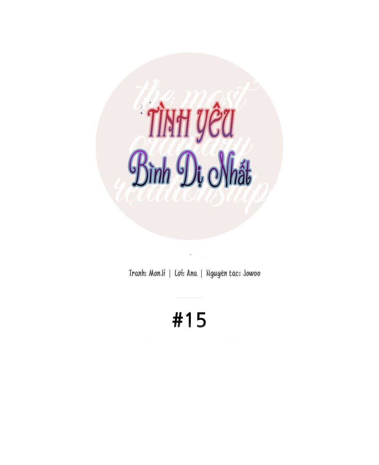 tình yêu bình dị nhất Chapter 15 - Trang 2