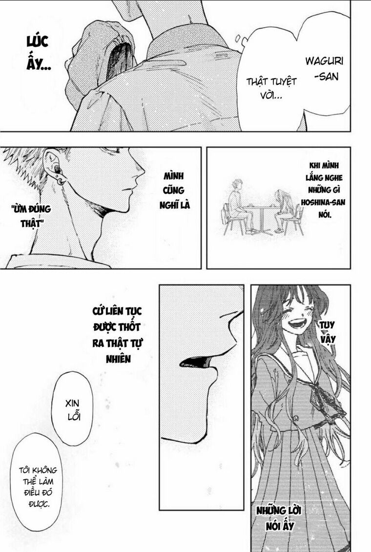 the fragrant flower blooms with dignity - kaoru hana wa rin to saku chapter 9: sự hiện diện của waguri-san - Next chapter 10: lòng căm ghét