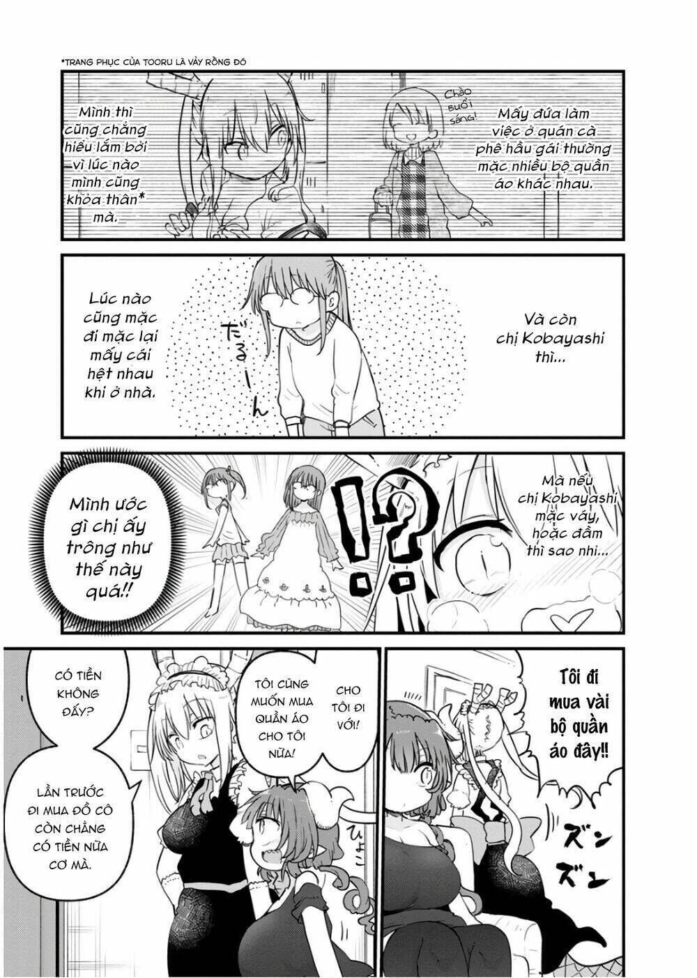 cuộc sống trả ơn của nàng rồng tohru! chapter 79: \"tooru và thời trang\" - Trang 2