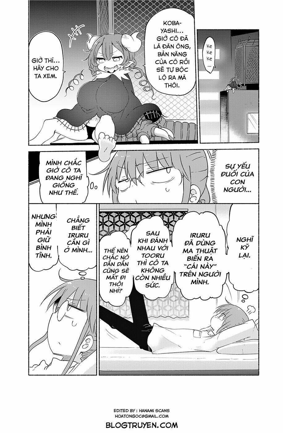 cuộc sống trả ơn của nàng rồng tohru! chapter 37: tooru và \"cái ấy\" - Next chapter 38: \"tooru và iruru\"