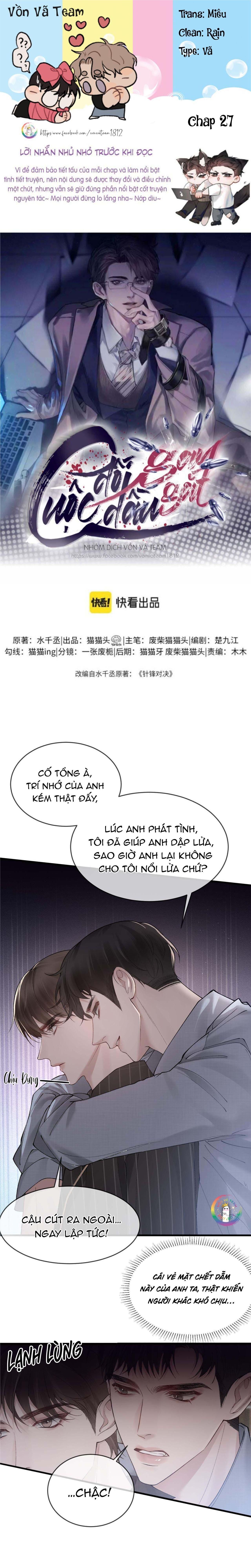 cuộc đối đầu gay gắt Chapter 27 - Trang 1