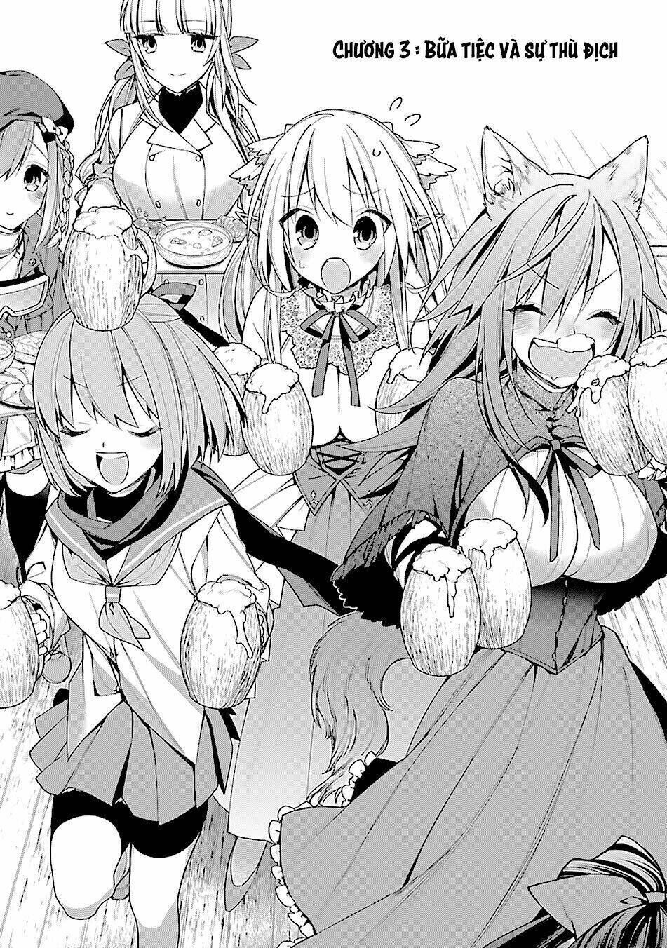 choujin koukousei-tachi wa isekai demo yoyuu de ikinuku you desu chapter 3: bữa tiệc và sự thù địch - Trang 2