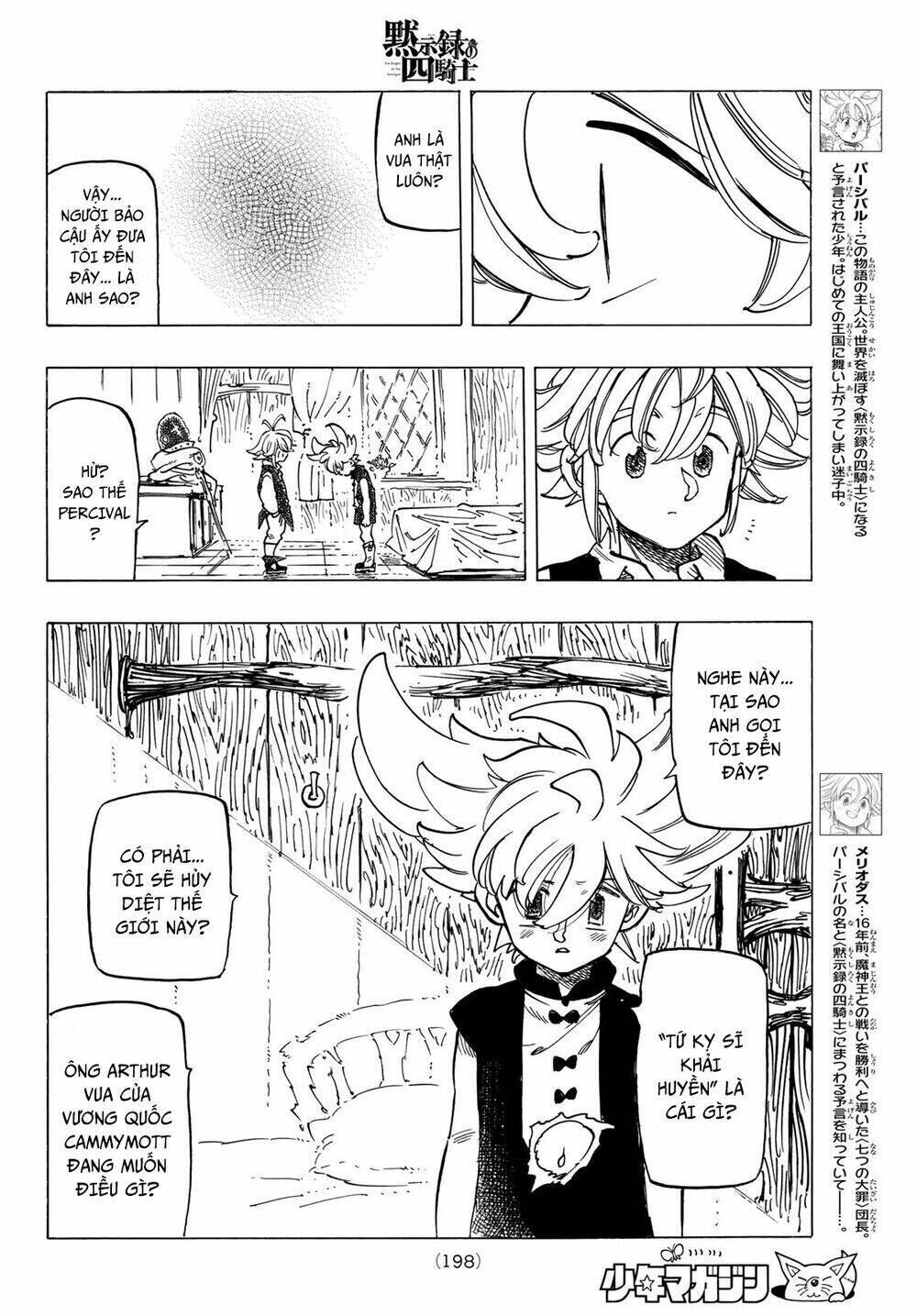 tứ kỵ sĩ khải huyền chapter 52: meliodas và percival - Trang 2