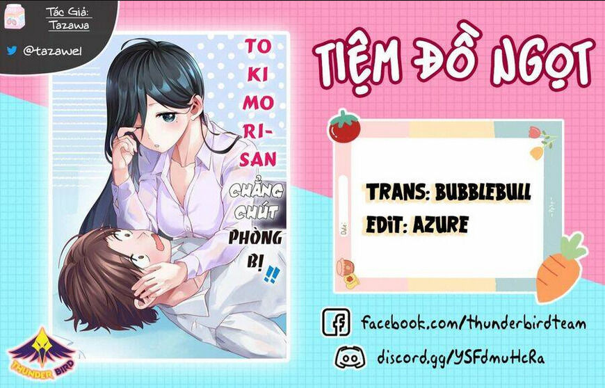 tokimori-san chẳng chút phòng bị!! chapter 20 - Next chương 21