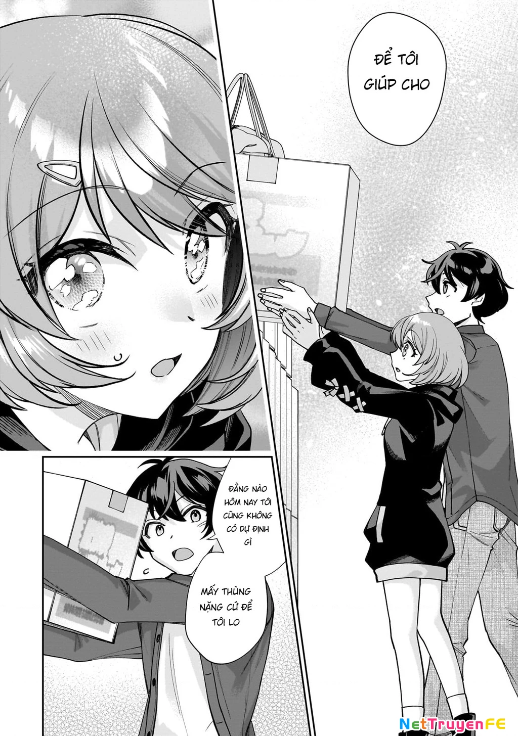 Net no "Oshi" to Real no "Oshi" ga Tonari ni Hikkoshite Kita Chapter 1 - Trang 2