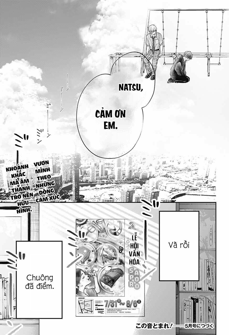 kono oto tomare! chapter 111: vầng trăng trên trời xanh - Next chapter 112: sàn quyết đấu