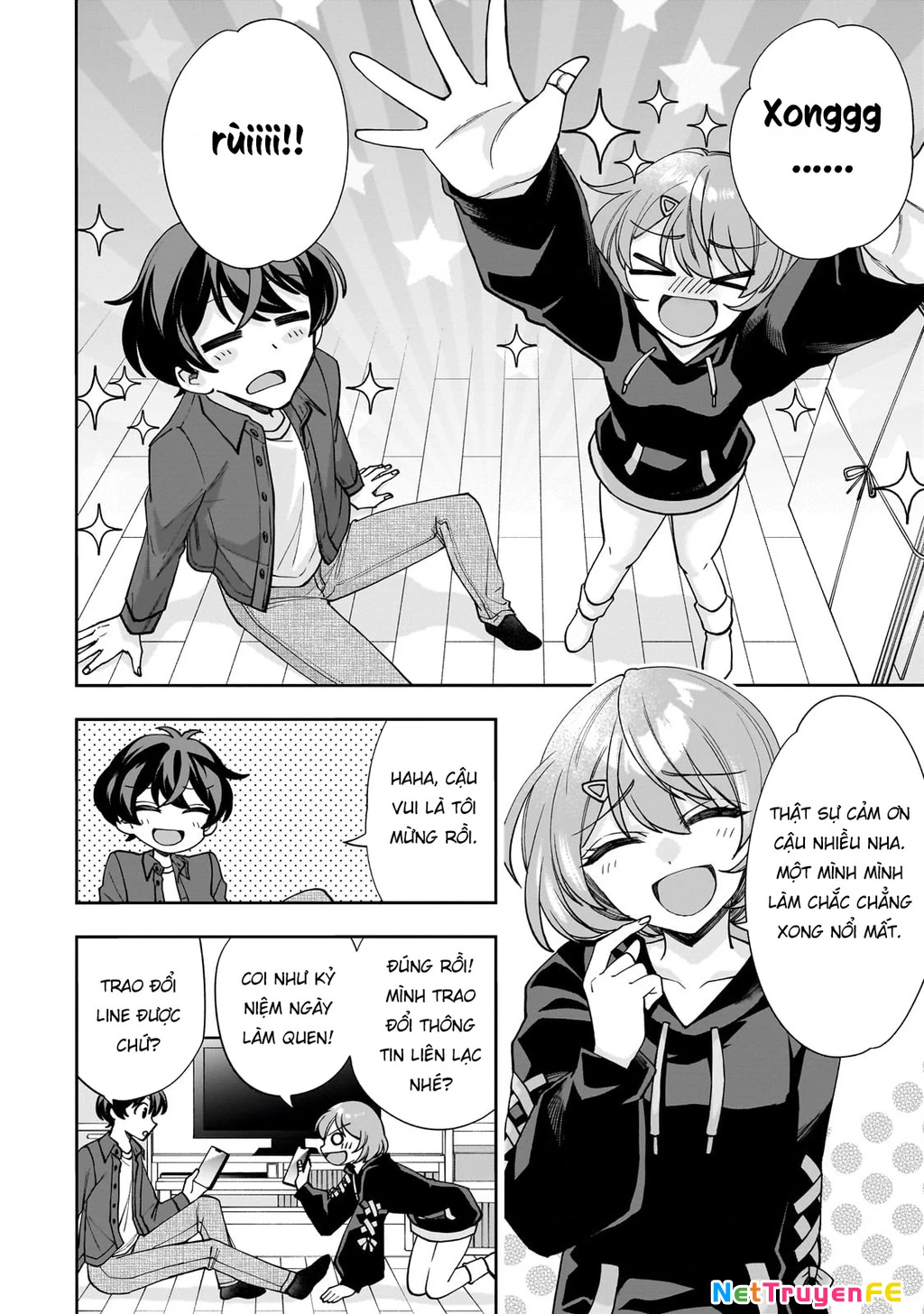 Net no "Oshi" to Real no "Oshi" ga Tonari ni Hikkoshite Kita Chapter 1 - Trang 2