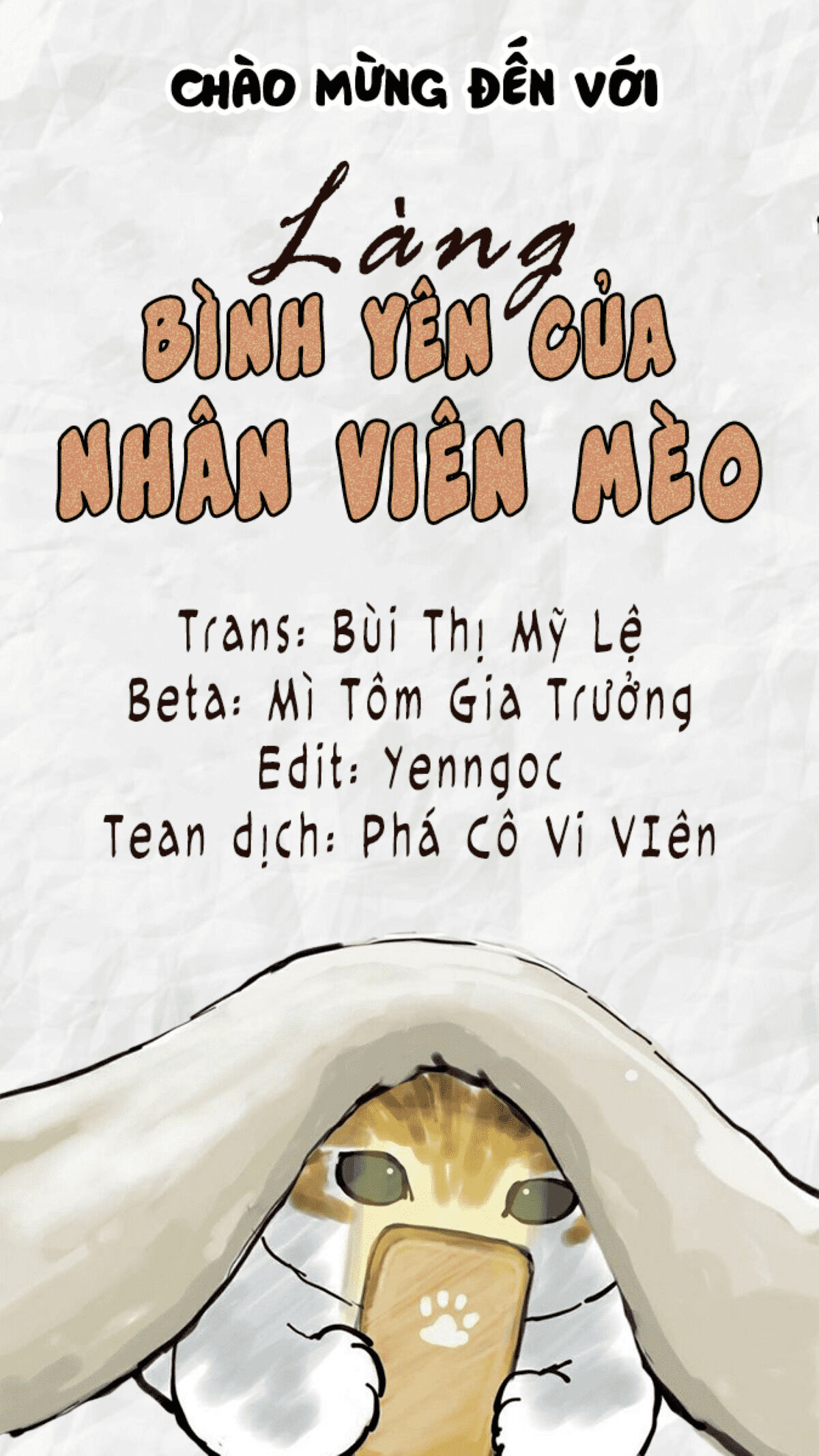 làng bình yên của nhân viên mèo Chương 4 - Next Chương 5