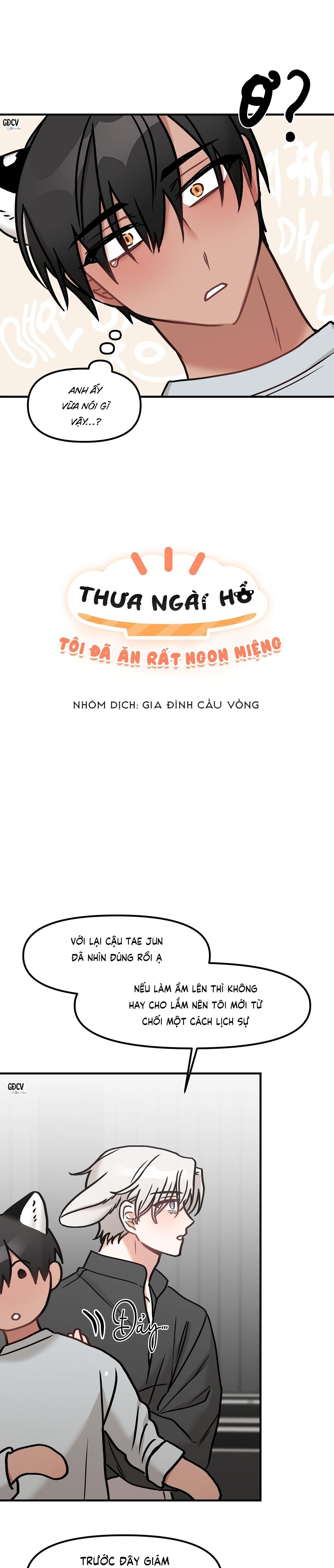 thưa ngài hổ, tôi đã ăn rất ngon miệng Chapter 16 - Next Chương 17