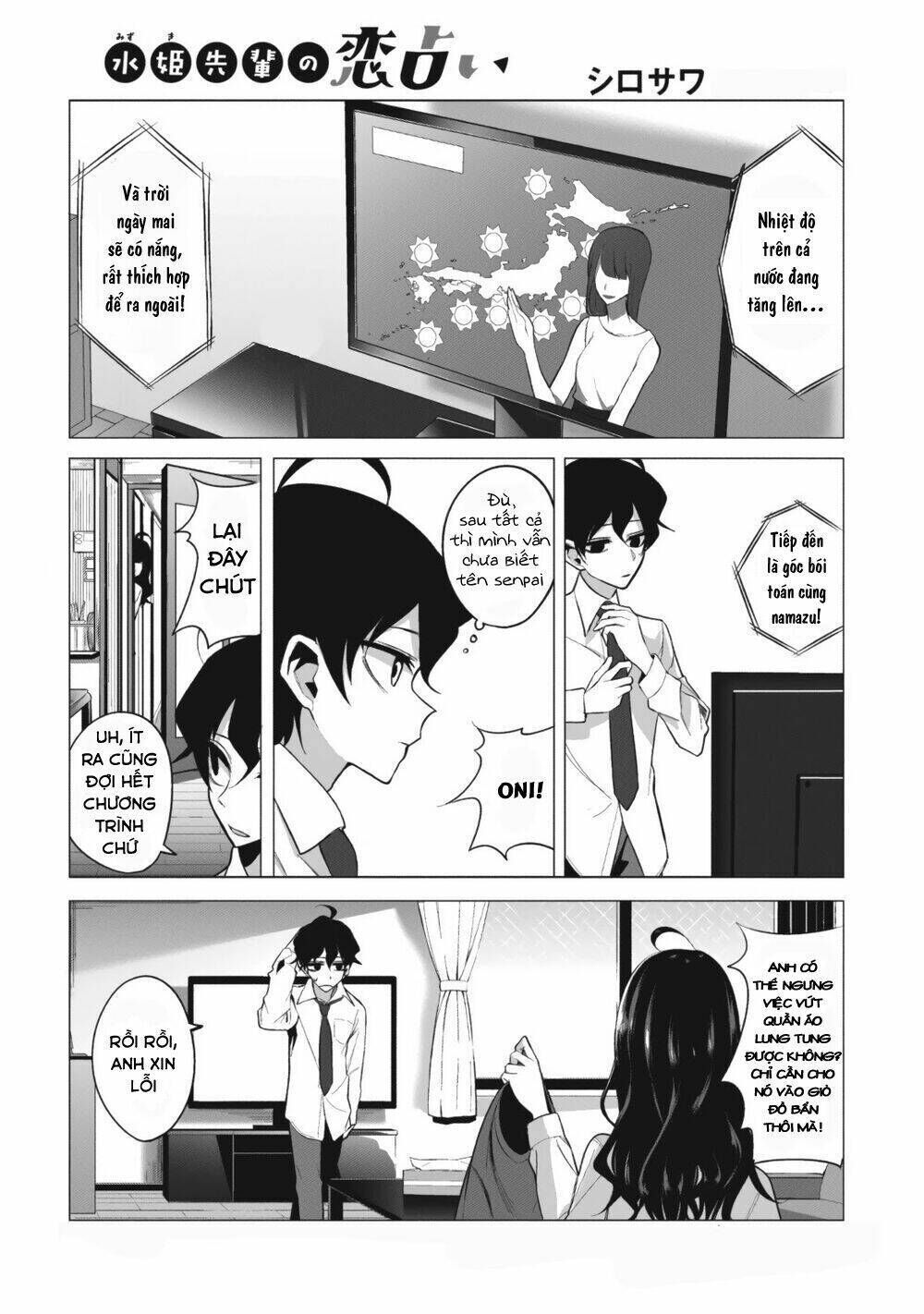 tình yêu của cô nàng lập dị mizuki-senpai chapter 3 - Trang 2