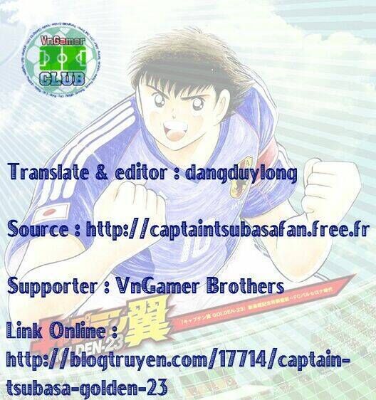 Captain Tsubasa : Golden 23 Chapter 1 - Trang 2