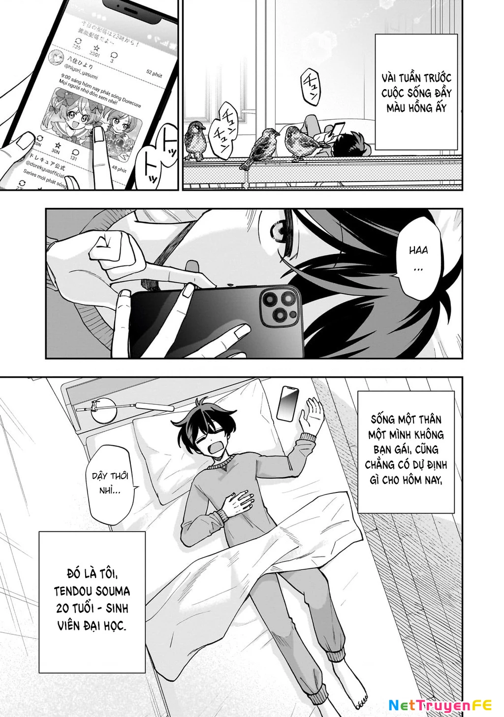 Net no "Oshi" to Real no "Oshi" ga Tonari ni Hikkoshite Kita Chapter 1 - Trang 2