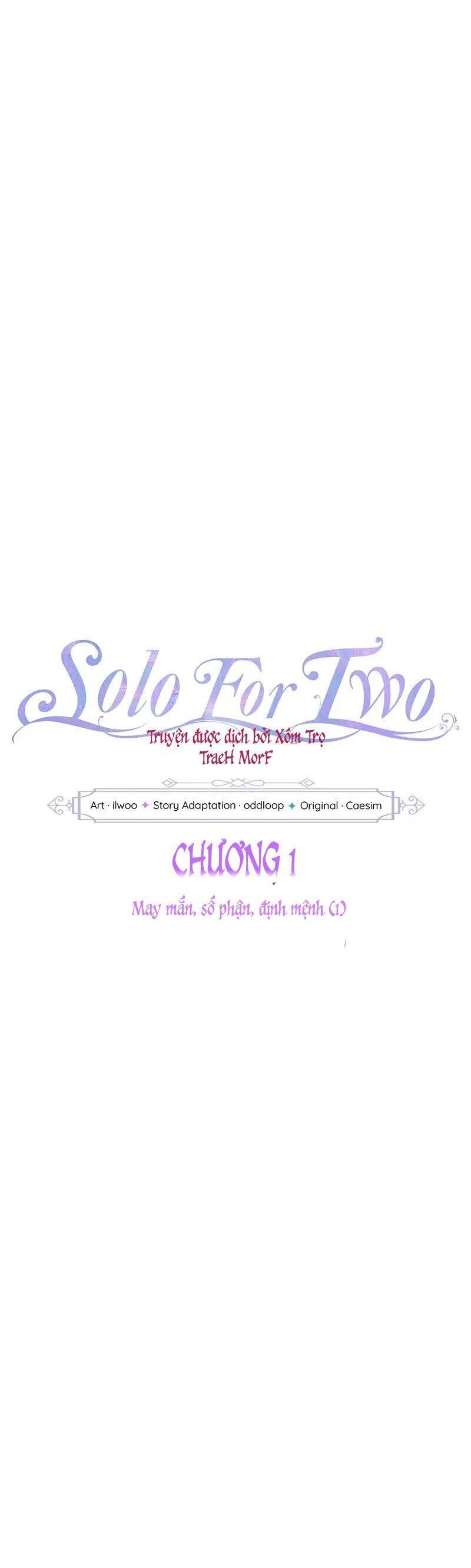 Độc Tấu Đôi Chapter 1 - Trang 2