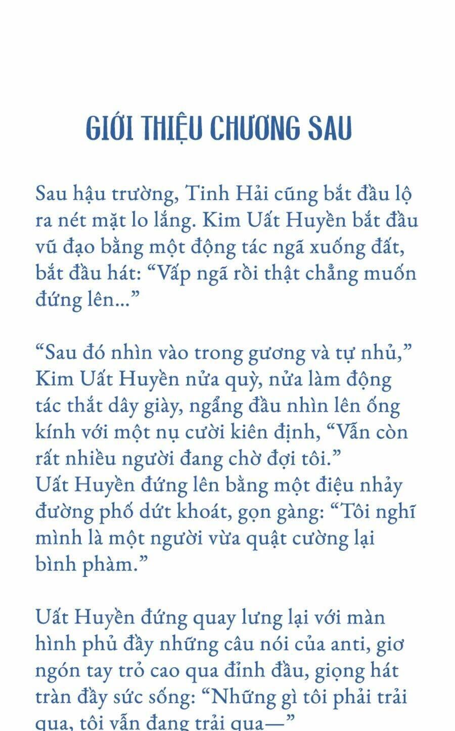 tinh mộng thần tượng chapter 313 - Next chapter 314